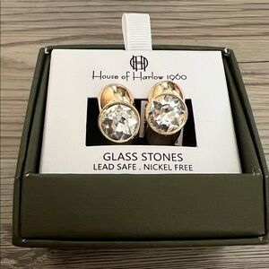 HOUSE OF HARLOW 1960 Half Moon earrings